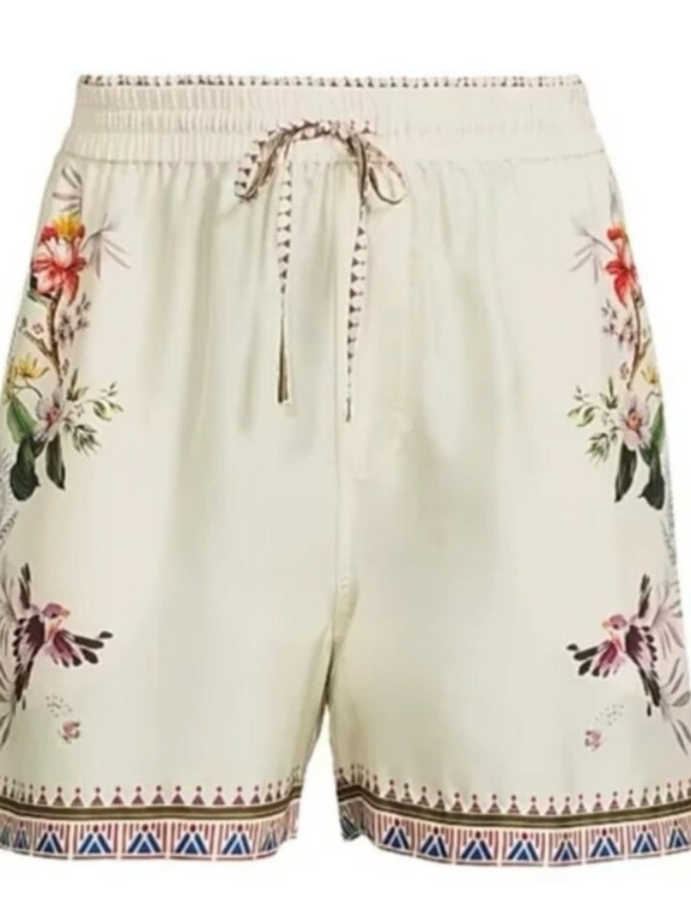 NEW Johnny Was Mayvis Silk Blend Women's Drawstring Shorts NWT